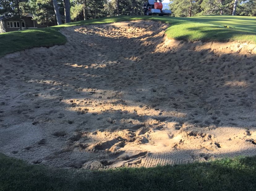 bunker damage caused by elk
